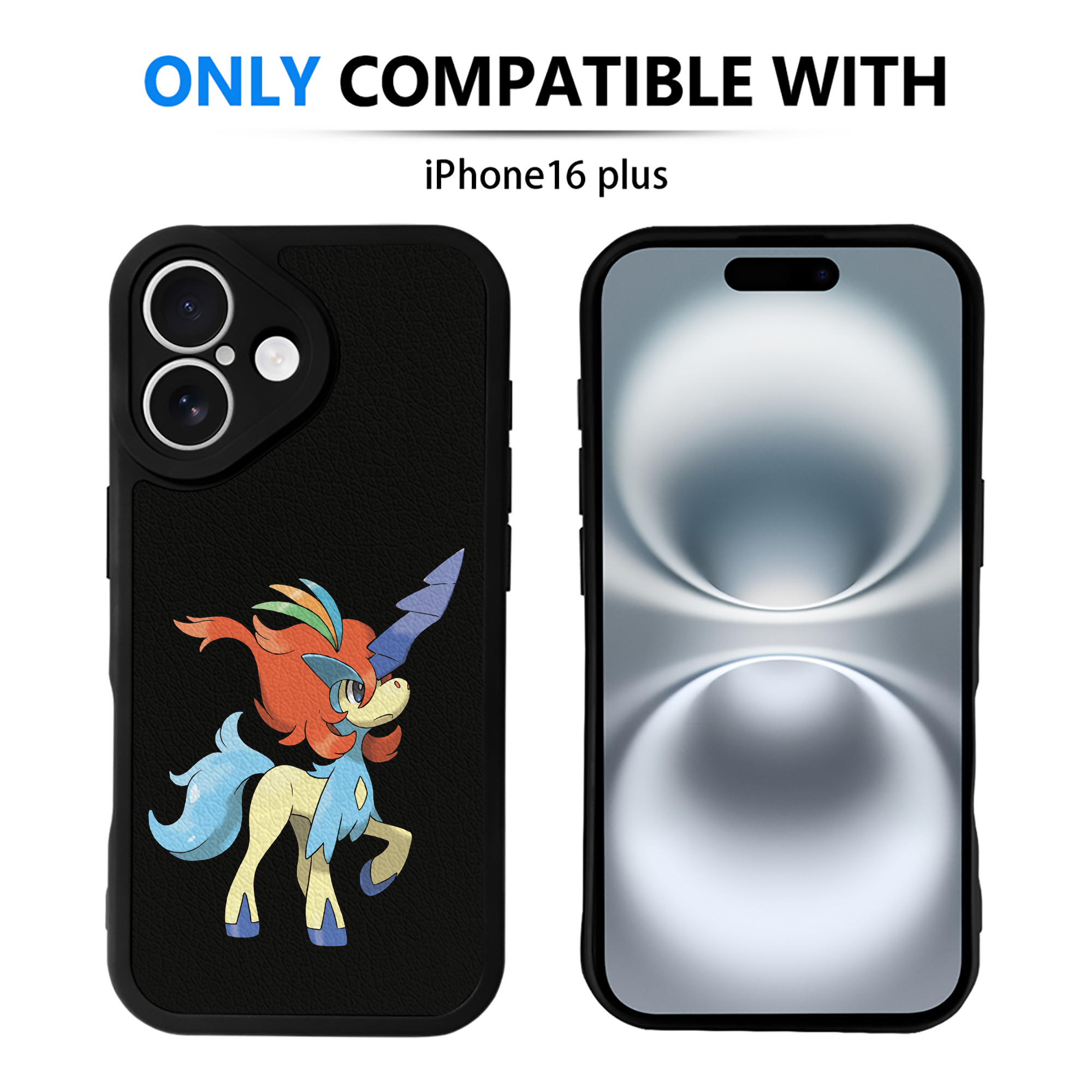 （画像用） ポケットモンスター Pokémon 【iPhone 16シリーズ対応】シリコンスマホケース（レザー調） 材質：シリコン